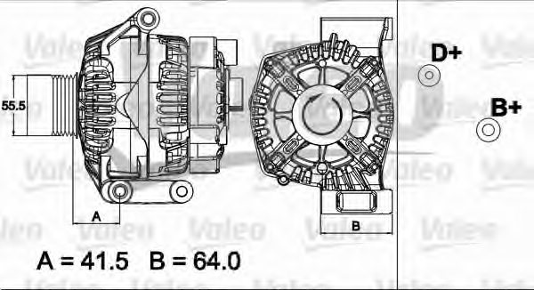 VALEO 437504 Alternator